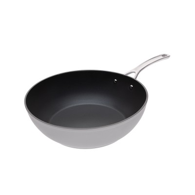 Laura Ashley Kitchenware Wok απο Σφυρήλατο Αλουμίνιο, Γκρι-Dark Dove Grey 30εκ Laura Ashley Kitchenware Wok απο Σφυρήλατο Αλουμίνιο, Γκρι-Dark Dove Grey 30εκ