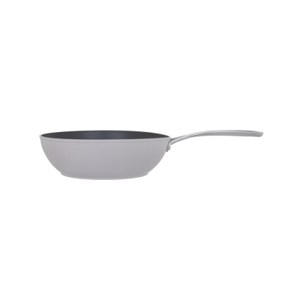 Laura Ashley Kitchenware Wok απο Σφυρήλατο Αλουμίνιο, Γκρι-Dark Dove Grey 30εκ Laura Ashley Kitchenware Wok απο Σφυρήλατο Αλουμίνιο, Γκρι-Dark Dove Grey 30εκ