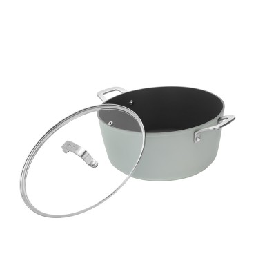 Laura Ashley Kitchenware Χύτρα Με Γυάλινο Καπάκι απο Σφυρήλατο Αλουμίνιο, Γκρι-Dark Dove Grey 28εκ Laura Ashley Kitchenware Χύτρα Με Γυάλινο Καπάκι απο Σφυρήλατο Αλουμίνιο, Γκρι-Dark Dove Grey 28εκ