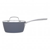 Laura Ashley Kitchenware Κατσαρόλα Γάλακτος Με Γυάλινο Καπάκι από Σφυρήλατο Αλουμίνιο , Σκούρο Γκρι-Dark Slate 18εκ Laura Ashley Kitchenware Κατσαρόλα Γάλακτος Με Γυάλινο Καπάκι από Σφυρήλατο Αλουμίνιο , Σκούρο Γκρι-Dark Slate 18εκ