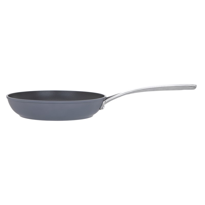 Laura Ashley Kitchenware Τηγάνι απο Σφυρήλατο Αλουμίνιο , Σκούρο Γκρι-Dark Slate 28εκ