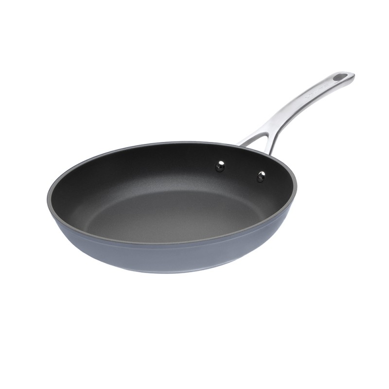 Laura Ashley Kitchenware Τηγάνι απο Σφυρήλατο Αλουμίνιο , Σκούρο Γκρι-Dark Slate 28εκ