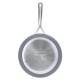 Laura Ashley Kitchenware Τηγάνι απο Σφυρήλατο Αλουμίνιο , Σκούρο Γκρι-Dark Slate 28εκ