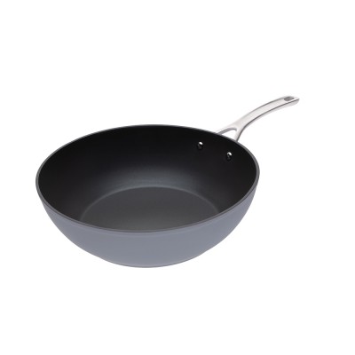 Laura Ashley Kitchenware Wok απο Σφυρήλατο Αλουμίνιο, Σκούρο Γκρι-Dark Slate 30εκ Laura Ashley Kitchenware Wok απο Σφυρήλατο Αλουμίνιο, Σκούρο Γκρι-Dark Slate 30εκ