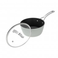 Laura Ashley Kitchenware Κατσαρόλα Γάλακτος Με Γυάλινο Καπάκι από Σφυρήλατο Αλουμίνιο, Πράσινο-Sage Leaf 18εκ Laura Ashley Kitchenware Κατσαρόλα Γάλακτος Με Γυάλινο Καπάκι από Σφυρήλατο Αλουμίνιο, Πράσινο-Sage Leaf 18εκ