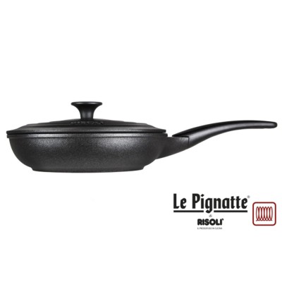 Risoli Αντικολλητικό Επαγωγικό Τηγάνι με Καπάκι Χυτού Αλουμινίου Le Pignatte 24εκ Risoli Αντικολλητικό Επαγωγικό Τηγάνι με Καπάκι Χυτού Αλουμινίου Le Pignatte 24εκ