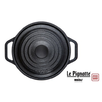 Risoli Ημίχυτρα Αντικολλητικ΄ή Χυτού Αλουμινίου Le Pignatte 28εκ
