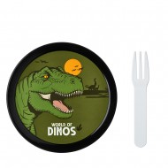 Mepal Φαγητοδοχείο για Σνακ Dino με Πηρουνάκι Campus ,300ml Mepal Φαγητοδοχείο για Σνακ Dino με Πηρουνάκι Campus ,300ml