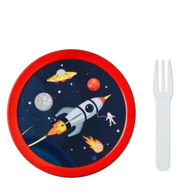Mepal Φαγητοδοχείο για Σνακ Space με Πηρουνάκι Campus ,300ml Mepal Φαγητοδοχείο για Σνακ Space με Πηρουνάκι Campus ,300ml
