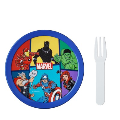 Mepal Φαγητοδοχείο για Σνακ Avengers με Πηρουνάκι Campus ,300ml Mepal Φαγητοδοχείο για Σνακ Avengers με Πηρουνάκι Campus ,300ml