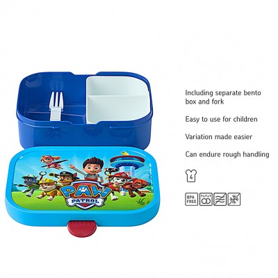 Mepal Φαγητοδοχείο με Θέσεις Paw Patrol Puppies και Πηρουνάκι Campus ,750ml Mepal Φαγητοδοχείο με Θέσεις Paw Patrol Puppies και Πηρουνάκι Campus ,750ml