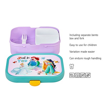 Mepal Φαγητοδοχείο με Θέσεις Disney Princess και Πηρουνάκι Campus ,750ml Mepal Φαγητοδοχείο με Θέσεις Disney Princess και Πηρουνάκι Campus ,750ml