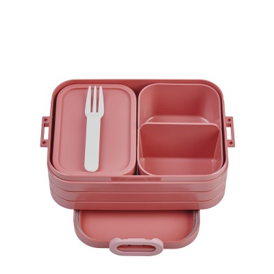 Mepal Φαγητοδοχείo με Διαχωριστικά Ροζ,Bento Lunchbox Nordic Mauve, 900ml Mepal Φαγητοδοχείo με Διαχωριστικά Ροζ,Bento Lunchbox Nordic Mauve, 900ml