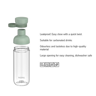 Mepal Μπουκάλι για Νερό Vita Vivid Mauve,700ml Mepal Μπουκάλι για Νερό Vita Vivid Mauve,700ml