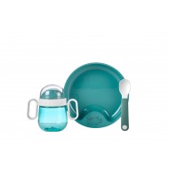 Mepal Παιδικό Σερβίτσιο Φαγητού Σετ 3τμχ Mio, Deep Turquoise Mepal Παιδικό Σερβίτσιο Φαγητού Σετ 3τμχ Mio, Deep Turquoise