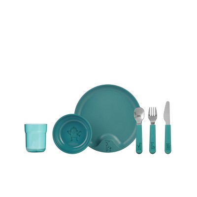 Mepal Παιδικό Σερβίτσιο Φαγητού Σετ 6τμχ Mio, Deep Turquoise Mepal Παιδικό Σερβίτσιο Φαγητού Σετ 6τμχ Mio, Deep Turquoise