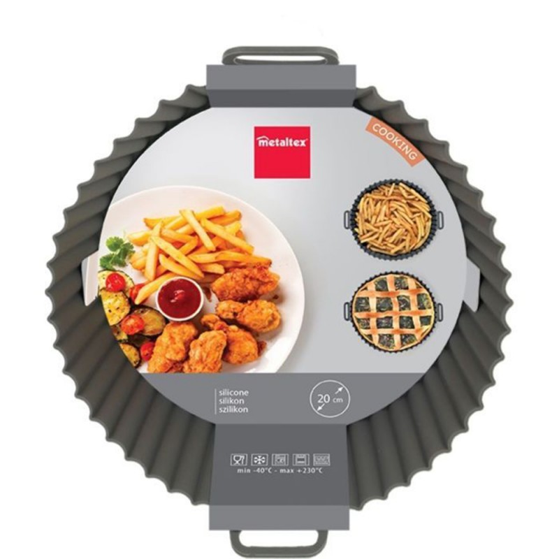 Metaltex Καλάθι Σιλικόνης για Air-Fryer 20εκ