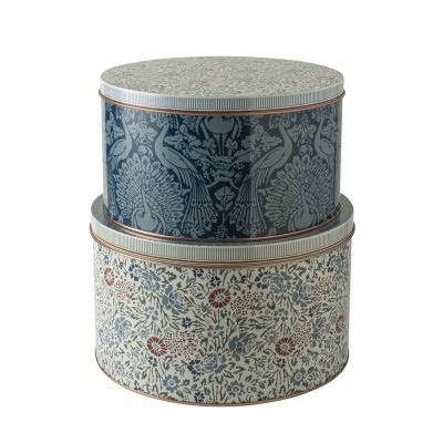 Laura Ashley Κουτιά Μεταλλικά Σετ 2 τμχ Daniela Red & Peacock Tin Box Storage(22x13 και19,5x11εκ) Laura Ashley Κουτιά Μεταλλικά Σετ 2 τμχ Daniela Red & Peacock Tin Box Storage(22x13 και19,5x11εκ)