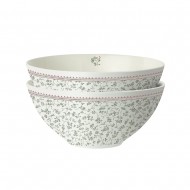 Laura Ashley Μπολ Πορσελάνης Σετ 2τμχ Wild Clematis 16εκ Laura Ashley Μπολ Πορσελάνης Σετ 2τμχ Wild Clematis 16εκ