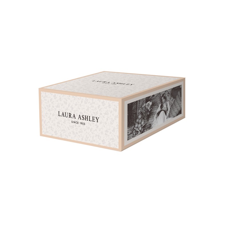 Laura Ashley Πιάτα Πορσελάνης Petit Four Σετ 4τμχ Wild Clematis 12εκ