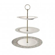 Laura Ashley Εταζέρα-Cake Stand Τριώροφη Πορσελάνης Wild Clematis  Laura Ashley Εταζέρα-Cake Stand Τριώροφη Πορσελάνης Wild Clematis