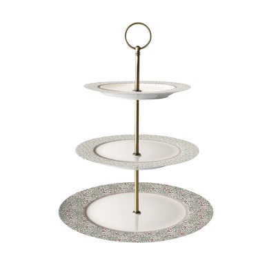 Laura Ashley Εταζέρα-Cake Stand Τριώροφη Πορσελάνης Wild Clematis  Laura Ashley Εταζέρα-Cake Stand Τριώροφη Πορσελάνης Wild Clematis
