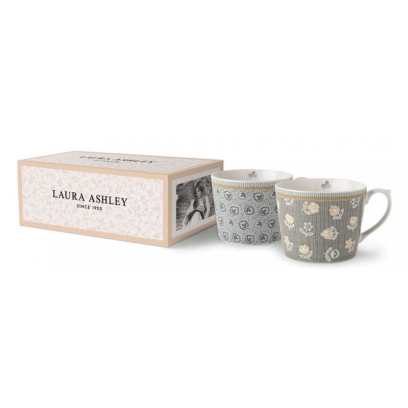 Laura Ashley Κούπες Πορσελάνης  Σετ 2τμχ Tea Collectables 30cl