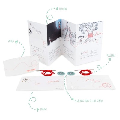 Pepita Viajera Gift Box Legend Of The Red Thread Collection Βραχιολάκια & Κάρτες Ευχών Pepita Viajera Gift Box Legend Of The Red Thread Collection Βραχιολάκια & Κάρτες Ευχών
