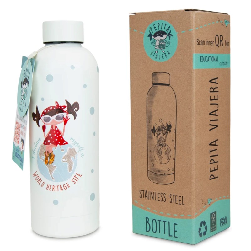 Pepita Viajera Ισοθερμικό Μπουκάλι Ανοξείδωτο World Heritage Essentials Collection 500ml Pepita Viajera Ισοθερμικό Μπουκάλι Ανοξείδωτο World Heritage Essentials Collection 500ml