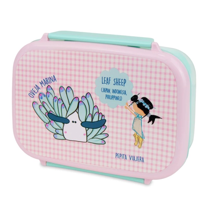 Pepita Viajera Παιδικό Φαγητοδοχείο με Χωρίσματα Leaf Sheep Collection Lunch Box 765ml Pepita Viajera Παιδικό Φαγητοδοχείο με Χωρίσματα Leaf Sheep Collection Lunch Box 765ml