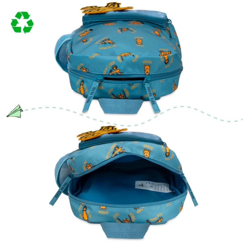 Pepita Viajera Παιδικό Σακίδιο Πλάτης Kids Collection Rare Animals Collection Μπλε 29x24,5x8,5εκ Pepita Viajera Παιδικό Σακίδιο Πλάτης Kids Collection Rare Animals Collection Μπλε 29x24,5x8,5εκ