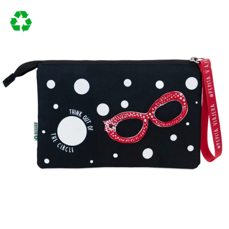 Pepita Viajera Νεσεσέρ Κασετίνα με 3 Χώρους Artists Collection Pepikusama Collection Μαύρη 23x15x5εκ Pepita Viajera Νεσεσέρ Κασετίνα με 3 Χώρους Artists Collection Pepikusama Collection Μαύρη 23x15x5εκ