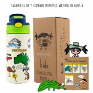 Pepita Viajera Μπουκάλι Ισοθερμικό με Καλαμάκι,Australia World Places Collection-Kids Collection, 400ml Pepita Viajera Μπουκάλι Ισοθερμικό με Καλαμάκι,Australia World Places Collection-Kids Collection, 400ml