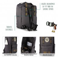 Pepita Viajera Σακίδιο Πλάτης Γκρι,Moodlife Travel Collection -Greetings Collection, 38,5Χ27,5Χ13,5εκ Pepita Viajera Σακίδιο Πλάτης Γκρι,Moodlife Travel Collection -Greetings Collection, 38,5Χ27,5Χ13,5εκ