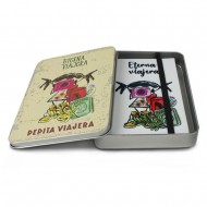 Pepita Viajera Σημειωματάριο με Μεταλλική Θήκη ,Endless Traveller Collection-Essentials Collection, 19,2x14,6x3,5εκ Pepita Viajera Σημειωματάριο με Μεταλλική Θήκη ,Endless Traveller Collection-Essentials Collection, 19,2x14,6x3,5εκ