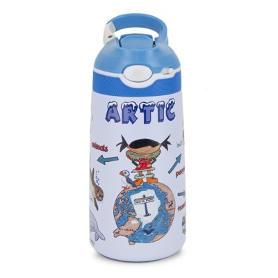 Pepita Viajera Μπουκάλι Ισοθερμικό με Καλαμάκι,Arctic Collection-Kids Collection, 400ml Pepita Viajera Μπουκάλι Ισοθερμικό με Καλαμάκι,Arctic Collection-Kids Collection, 400ml