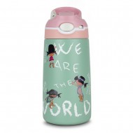 Pepita Viajera Μπουκάλι Ισοθερμικό με Καλαμάκι,Greetings of the World Collection-Kids Collection, 400ml Pepita Viajera Μπουκάλι Ισοθερμικό με Καλαμάκι,Greetings of the World Collection-Kids Collection, 400ml