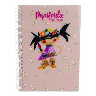 Pepita Viajera Τετράδιο με Σπιράλ Α5 ,Pepifrida Collection-Artists Collections,21x14,8εκ Pepita Viajera Τετράδιο με Σπιράλ Α5 ,Pepifrida Collection-Artists Collections,21x14,8εκ