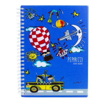 Pepita Viajera Τετράδιο με Σπιράλ Α5 ,Pepirizzi Collection-Artists Collections,21x14,8εκ Pepita Viajera Τετράδιο με Σπιράλ Α5 ,Pepirizzi Collection-Artists Collections,21x14,8εκ