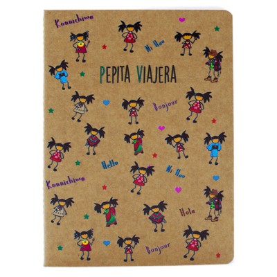 Pepita Viajera Σημειωματάριο ,΅Pepita of the World Collection-Essentials Collections, 14,8x21εκ Pepita Viajera Σημειωματάριο ,΅Pepita of the World Collection-Essentials Collections, 14,8x21εκ