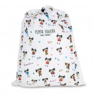 Pepita Viajera Σακίδιο Πλάτης Μαλακό Λευκό,Pepita of the World-Essentials Collection, 41,5x33εκ Pepita Viajera Σακίδιο Πλάτης Μαλακό Λευκό,Pepita of the World-Essentials Collection, 41,5x33εκ