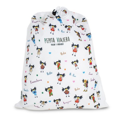 Pepita Viajera Σακίδιο Πλάτης Μαλακό Λευκό,Pepita of the World-Essentials Collection, 41,5x33εκ Pepita Viajera Σακίδιο Πλάτης Μαλακό Λευκό,Pepita of the World-Essentials Collection, 41,5x33εκ