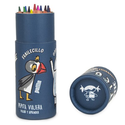 Pepita Viajera Ξυλομπογιές 12τμχ με Θήκη, Arctic Collection-Kids Collection,10,5x3,5εκ Pepita Viajera Ξυλομπογιές 12τμχ με Θήκη, Arctic Collection-Kids Collection,10,5x3,5εκ