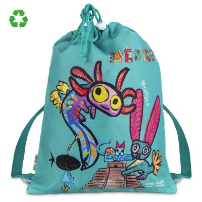 Pepita Viajera Σακίδιο Πλάτης Μαλακό Τιρκουάζ,Mexico Collection-Kids Collection, 35x28εκ Pepita Viajera Σακίδιο Πλάτης Μαλακό Τιρκουάζ,Mexico Collection-Kids Collection, 35x28εκ