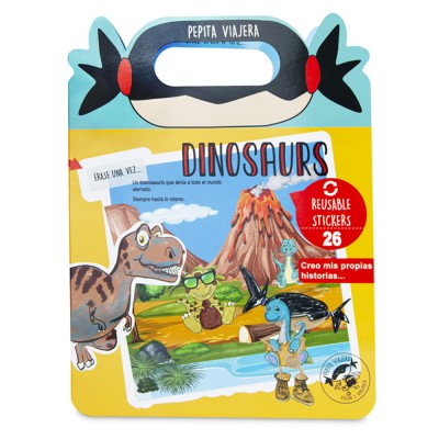 Pepita Viajera Βιβλίο 3D με Αυτοκόλλητα ,Dinosaurs Collection-Kids Collection,23,5x30,5εκ Pepita Viajera Βιβλίο 3D με Αυτοκόλλητα ,Dinosaurs Collection-Kids Collection,23,5x30,5εκ
