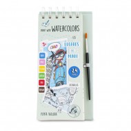 Pepita Viajera Βιβλίο Ζωγραφικής με Πινέλο και Χρώματα Νερού,Greetings of the World Collection-Kids Collection,20,5x10εκ Pepita Viajera Βιβλίο Ζωγραφικής με Πινέλο και Χρώματα Νερού,Greetings of the World Collection-Kids Collection,20,5x10εκ