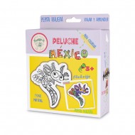 Pepita Viajera Μαξιλαράκι Ζωγραφικής με Μαρκαδόρους ,Mexico Collection-Kids Collection, 14x14εκ Pepita Viajera Μαξιλαράκι Ζωγραφικής με Μαρκαδόρους ,Mexico Collection-Kids Collection, 14x14εκ