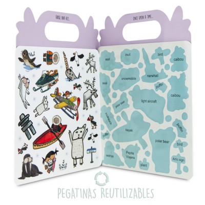 Pepita Viajera Βιβλίο 3D με Αυτοκόλλητα ,Arctic Collection-Kids Collection,23,5x30,5εκ Pepita Viajera Βιβλίο 3D με Αυτοκόλλητα ,Arctic Collection-Kids Collection,23,5x30,5εκ