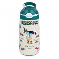 Pepita Viajera Μπουκάλι Ισοθερμικό με Καλαμάκι,Dinosaurs Collection-Kids Collection, 400ml Pepita Viajera Μπουκάλι Ισοθερμικό με Καλαμάκι,Dinosaurs Collection-Kids Collection, 400ml