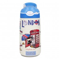 Pepita Viajera Μπουκάλι Ισοθερμικό με Καλαμάκι,London Collection-Kids Collection, 400ml Pepita Viajera Μπουκάλι Ισοθερμικό με Καλαμάκι,London Collection-Kids Collection, 400ml